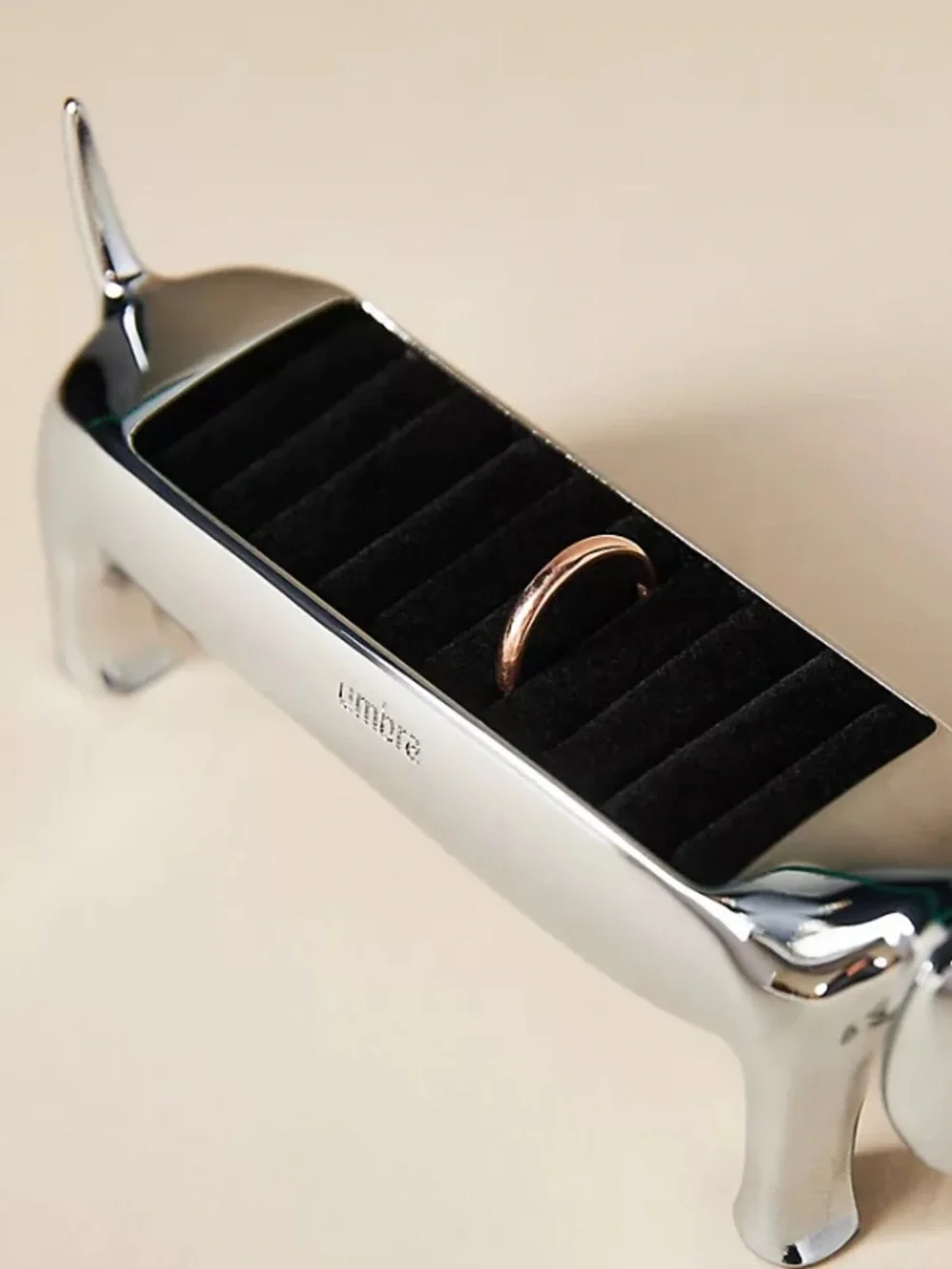 Umbra Dachsie Ring Holder - Silver/Chrome